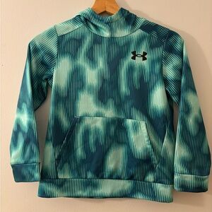 Under Armour Kids Teal and Navy Hoodie